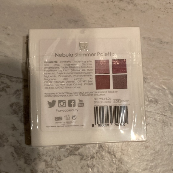 Ipsy Pink Marble Glam Cosmetic Bag & Oryza Beauty Nebula Shimmer Eyeshadow Set - Picture 7 of 10